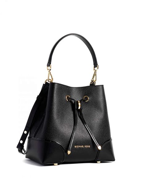 michael kors mercer gallery small bucket bag|mercer small logo bucket bag.